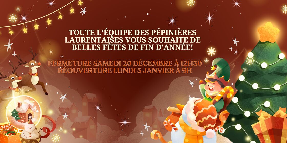 Brown Gold and Green Playful Christmas and New Year Greeting Banner Landscape